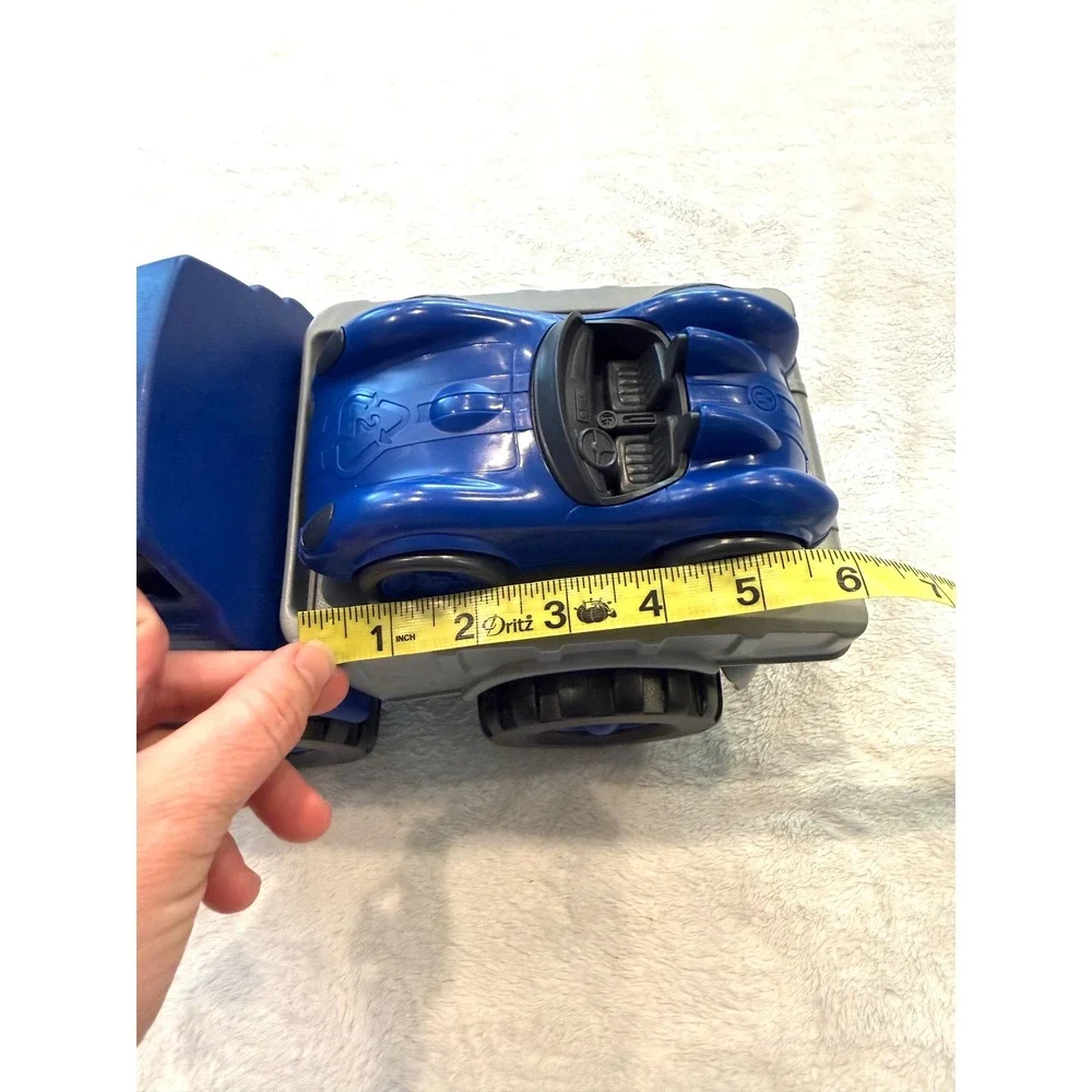 Green Toys Blue Dump Truck‎ and Race Car Set Recycled Plastic Eco Friendly USA